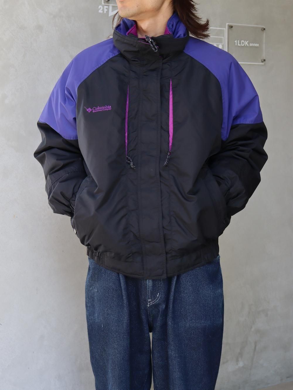 Columbia used full zip puff blouson