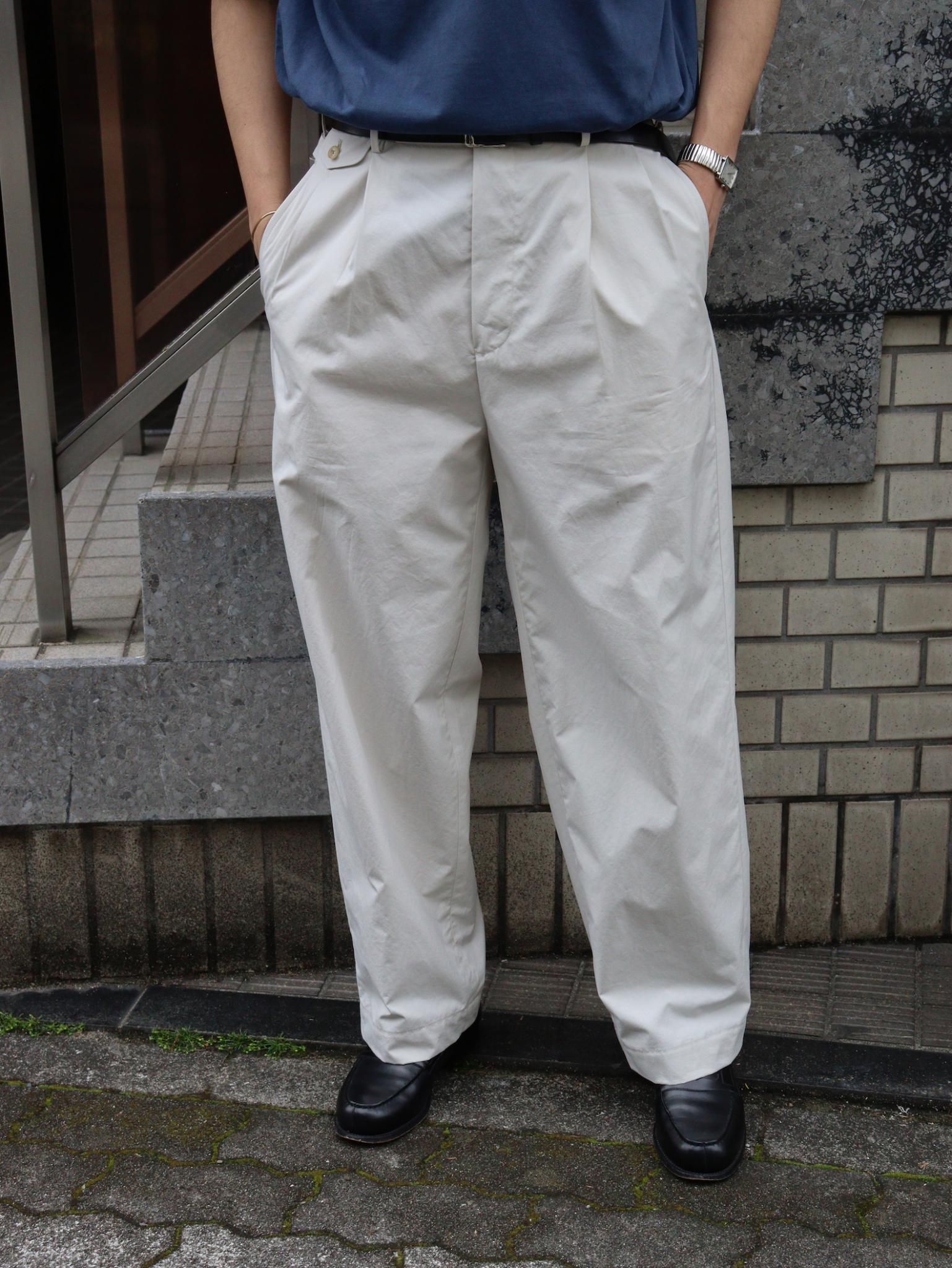 S*1様 A.PRESSE High Density Cloth trouser A.PRESSE High Density Weather Cloth Trousers – unexpected store