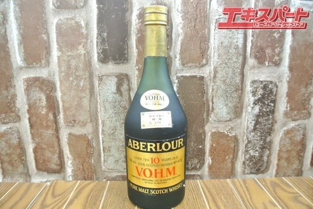 湘☆632 ABERLOUR / アベラワー 10年 V.O.H.M ピュアモルト ウイスキー特級 700ｍｌ - リサイクルショップ  エキスパート公式オンラインストア