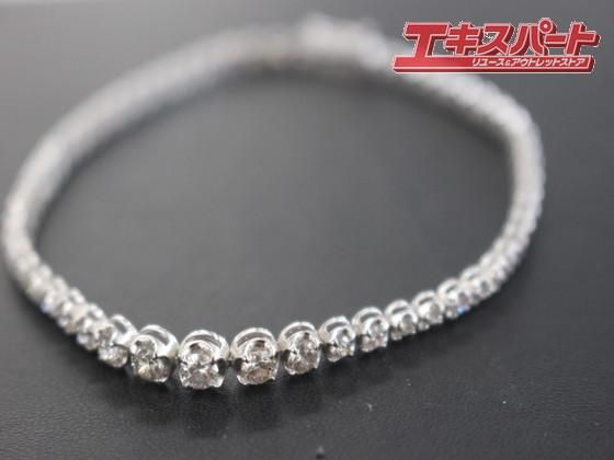 k18wg ダイヤ 2.0ct テニスブレス ホワイトゴールド | www.innoveering.net