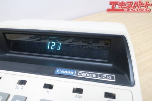 Canon 電卓 Canola L1214 キャノーラ 昭和レトロ 計算機 VFD表示管 動作品 富岡店 - リサイクルショップ  エキスパート公式オンラインストア