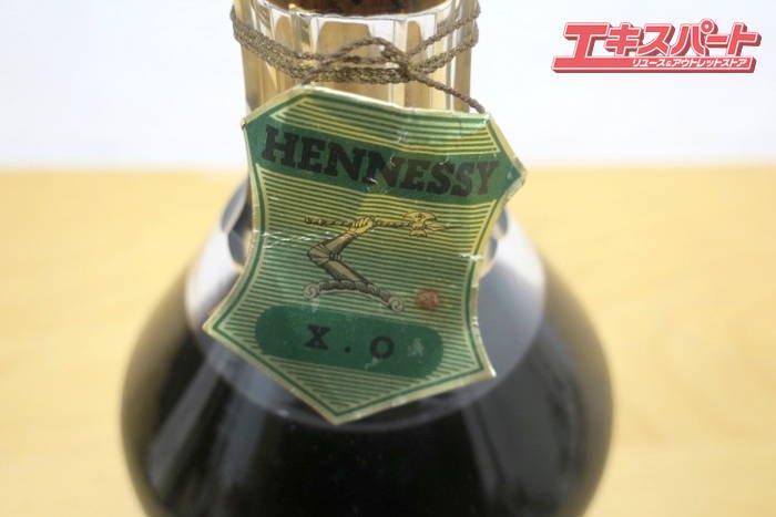 Hennessy ヘネシー XO バカラボトル コルク 替栓40% - ブランデー
