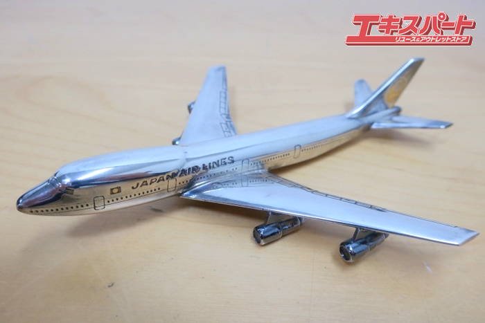 WAKO 和光 銀製 ジェット機模型 JAL 日本航空 ジャンボジェット ボーイング747 SILVER WAKO 刻印 戸塚店 -  リサイクルショップ エキスパート公式オンラインストア