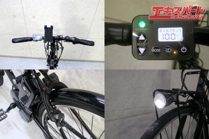 Panasonic VELO-STAR BE-ELVS77B 2019年 パナソニック 電動アシスト自転車 外装7段変速 バッテリー＆充電器 2個付き  - リサイクルショップ エキスパート公式オンラインストア