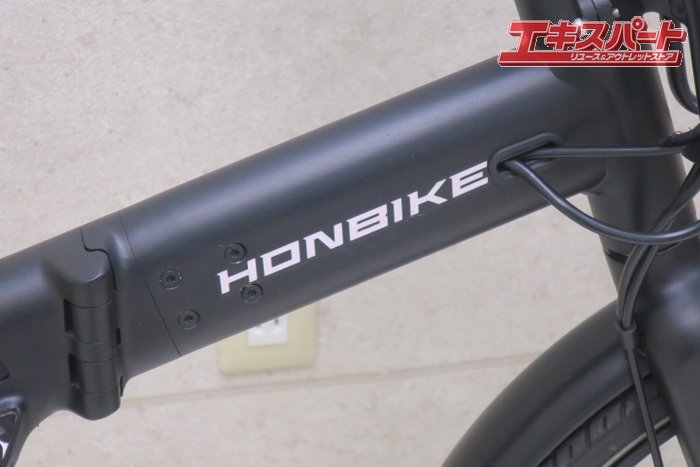 HONBIKE TOGO01 折りたたみ電動アシスト自転車 20インチ 黒×白×ピンク ミニベロ 2021年購入 ホンバイク 戸塚店 -  リサイクルショップ エキスパート公式オンラインストア