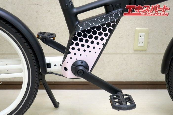 HONBIKE TOGO01 折りたたみ電動アシスト自転車 20インチ 黒×白×ピンク ミニベロ 2021年購入 ホンバイク 戸塚店 -  リサイクルショップ エキスパート公式オンラインストア