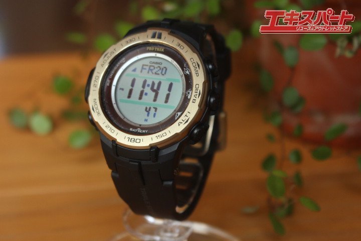 CASIO 電波ソーラー プロトレック PROTREK カシオ プロトレック 3444 可動品 辻堂店 - リサイクルショップ  エキスパート公式オンラインストア