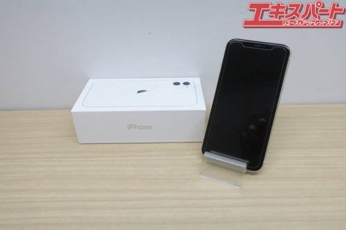 Apple iPhone11 64GB ホワイト MWLU2J/A SIMロックなし 富岡店