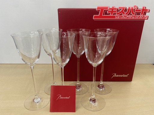 未使用 バカラ ワイングラス Baccarat フィラオ クリスタルガラス 6客セット 箱付 平塚店