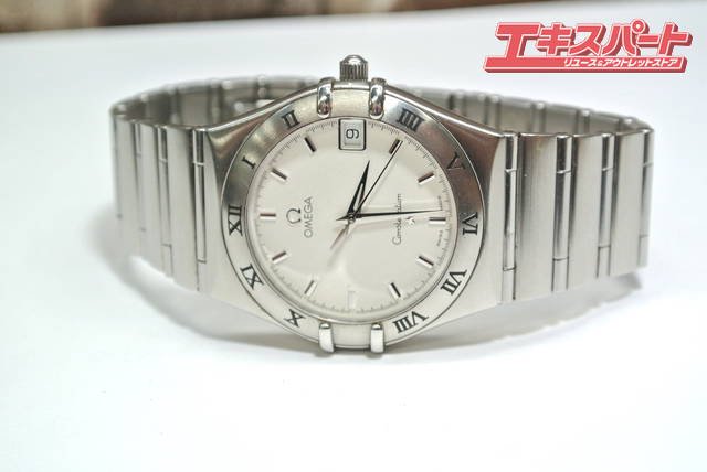 OMEGA Constellation QZ オメガ コンステレーション デイト ローマン 1552 白文字盤 クォーツ 動作品 湘南台店 -  リサイクルショップ エキスパート公式オンラインストア