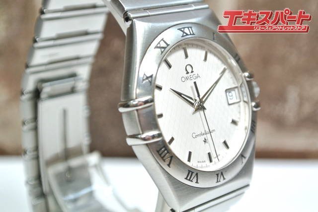 OMEGA Constellation QZ オメガ コンステレーション デイト ローマン 1552 白文字盤 クォーツ 動作品 湘南台店 -  リサイクルショップ エキスパート公式オンラインストア