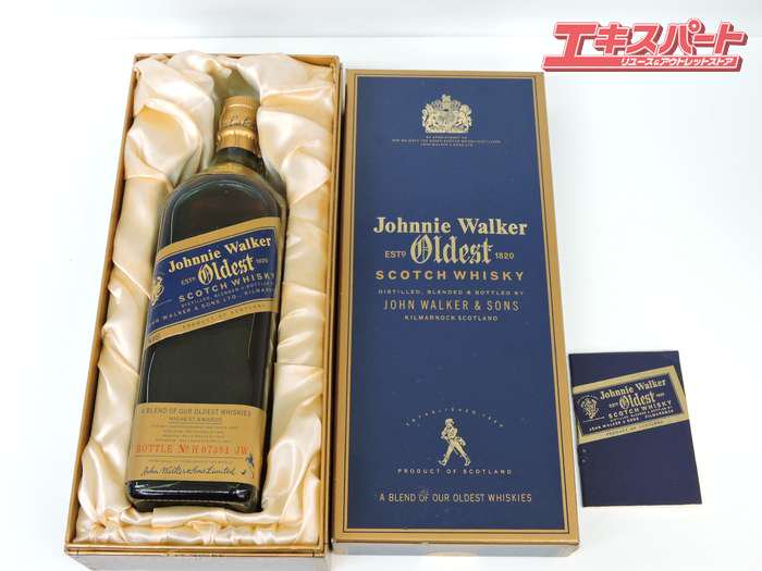 未開栓 Johnnie Walker Oldest 750ml 43％Vol ジョニーウォーカー オールデスト コルクティンキャップ 店頭お渡し可能  辻堂店 - リサイクルショップ エキスパート公式オンラインストア