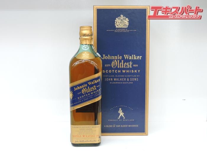 未開栓 Johnnie Walker Oldest 750ml 43％Vol ジョニーウォーカー オールデスト コルクティンキャップ 店頭お渡し可能  辻堂店 - リサイクルショップ エキスパート公式オンラインストア