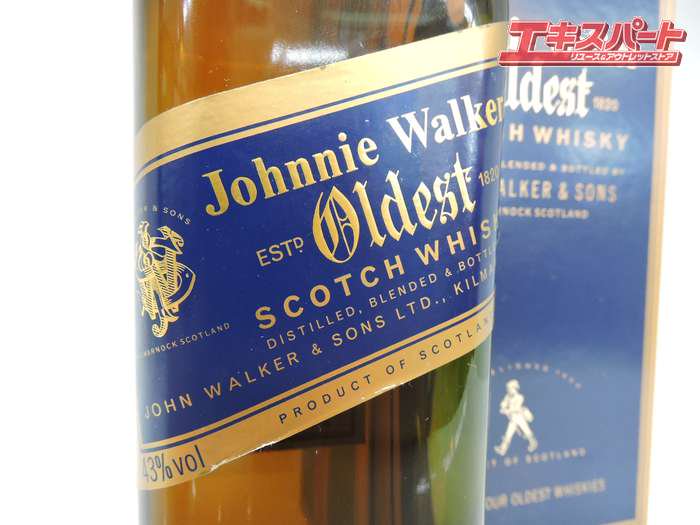 未開栓 Johnnie Walker Oldest 750ml 43％Vol ジョニーウォーカー オールデスト コルクティンキャップ 店頭お渡し可能  辻堂店 - リサイクルショップ エキスパート公式オンラインストア