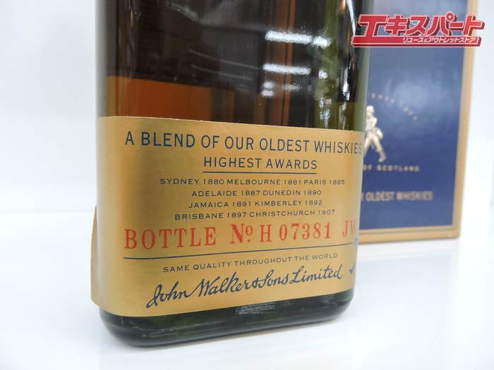 未開栓 Johnnie Walker Oldest 750ml 43％Vol ジョニーウォーカー オールデスト コルクティンキャップ 店頭お渡し可能  辻堂店 - リサイクルショップ エキスパート公式オンラインストア