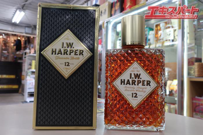 未開栓 I.W.HARPER IWハーパー 12年 ケンタッキーストレートバーボンウイスキー 750ml 箱付き 公田店 - リサイクルショップ  エキスパート公式オンラインストア