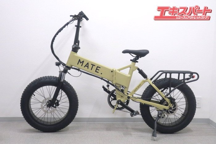 MATE.BIKE MATE X 250W-J 油圧ディスクブレーキ 電動アシスト自転車 折り畳み 走行139km メイトバイク 極美車 戸塚店 -  リサイクルショップ エキスパート公式オンラインストア