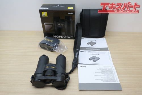 Nikon 双眼鏡 MONARCH 7 10×30 ケース付 富岡店