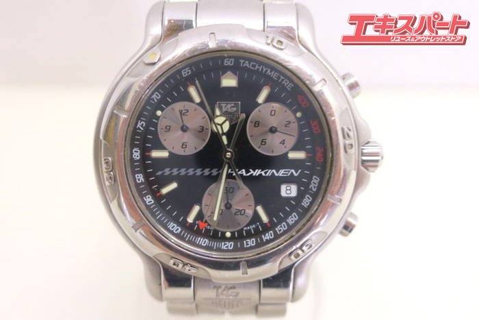 タグホイヤー TAG HEUER CH1114 ミカハッキネン 6000SS ブラック クロノグラフ 腕時計 2000本限定品 戸塚店 -  リサイクルショップ エキスパート公式オンラインストア