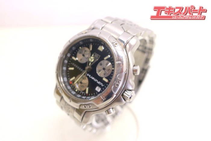 タグホイヤー TAG HEUER CH1114 ミカハッキネン 6000SS ブラック クロノグラフ 腕時計 2000本限定品 戸塚店 -  リサイクルショップ エキスパート公式オンラインストア