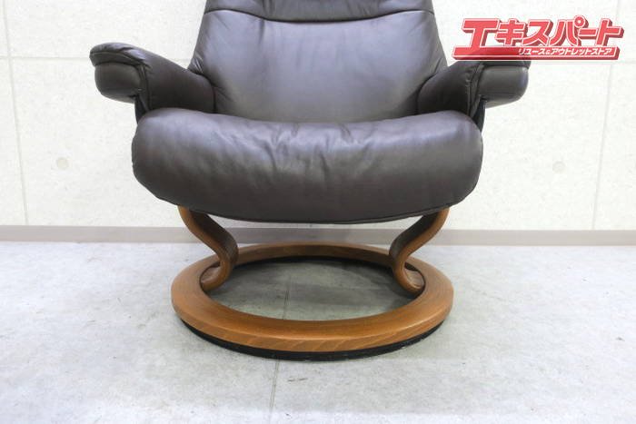 EKORNES/エコーネス サンライズ Mサイズ ストレスレスチェア＆オットマン 本革 30万円 美品 戸塚店 - リサイクルショップ  エキスパート公式オンラインストア