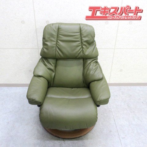 EKORNES エコーネス Reno レノ Sサイズ ストレスレスチェア＆オットマン 本革 2022年 展示品 44万円 戸塚店 -  リサイクルショップ エキスパート公式オンラインストア