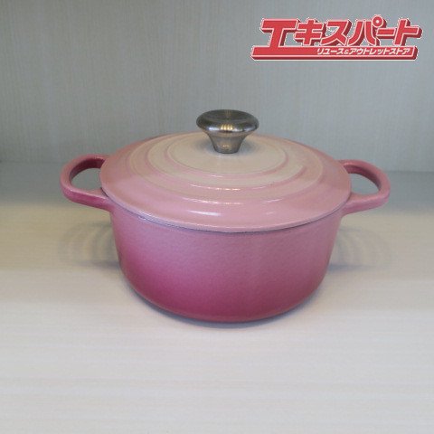 Le Creuset ルクルーゼ 両手鍋 ココット・ロンド 18cm ブーケピンク 平塚店