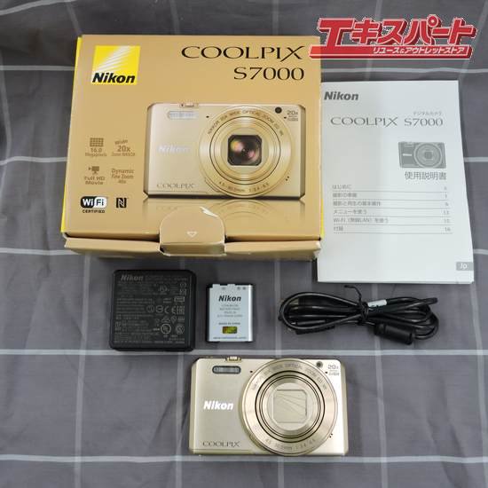 Nikon COOLPIX S7000 ニコン クールピクス 20倍ズーム コンパクトデジタルカメラ 動作確認済 辻堂店 - リサイクルショップ  エキスパート公式オンラインストア