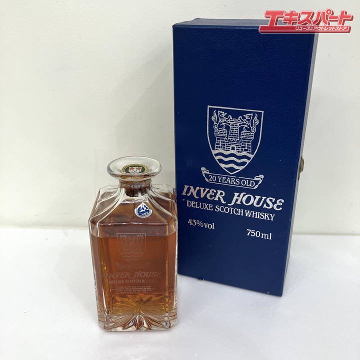 未開栓品】INVER HOUSE インバーハウス デラックススコッチ ウイスキー 750ml 替え栓・外箱付き ミスマ店 - リサイクルショップ  エキスパート公式オンラインストア