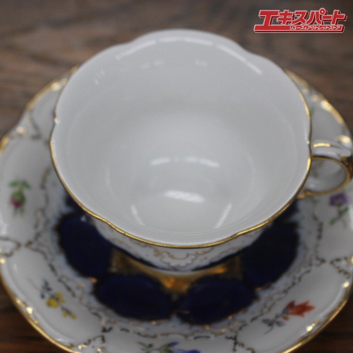 極美品 マイセン Meissen 最高級 宮廷の小花 Bフォーム グランツゴールド モカ カップ ソーサー コバルトブルー 藤沢辻堂店 -  リサイクルショップ エキスパート公式オンラインストア