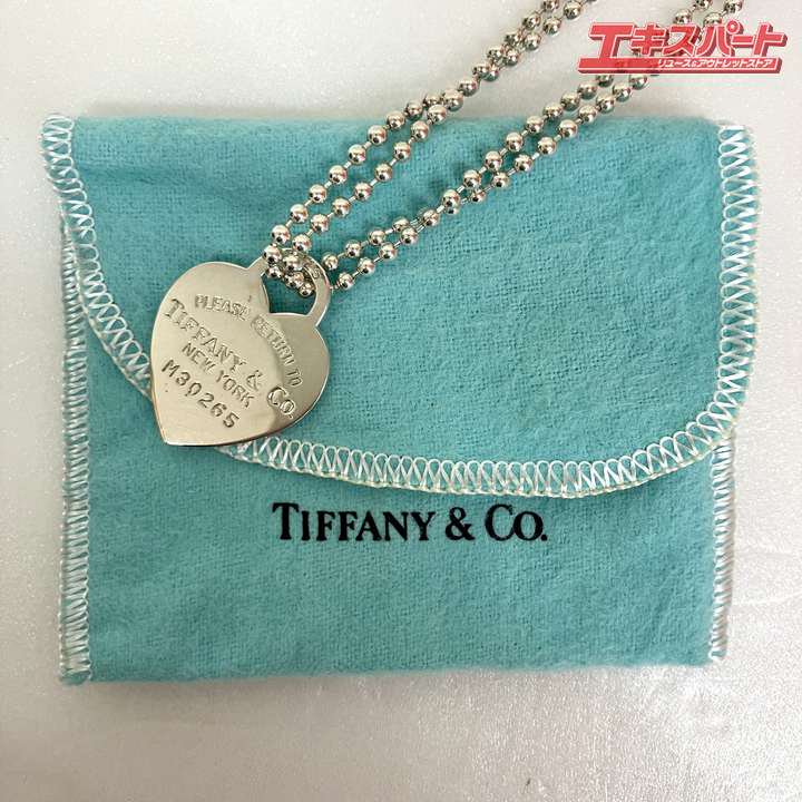 TIFFANY & CO. ƥեˡ ꥿ȥ ϡ ڥ ܡ ͥå쥹 С AG925 ¸ޡȢ ߥŹ