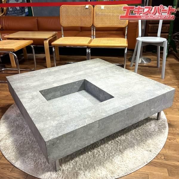 HUKLA フクラ ELT001 スクエア ストーン センターテーブル 美品 戸塚店