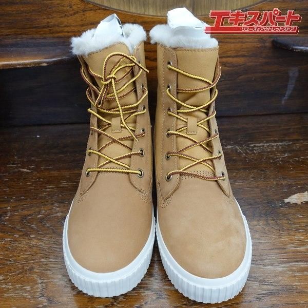 Timberland ƥС Skyla Bay FLEECE FOLD DOWN WHEAT NUBUCK 24.0cm ƲŹ