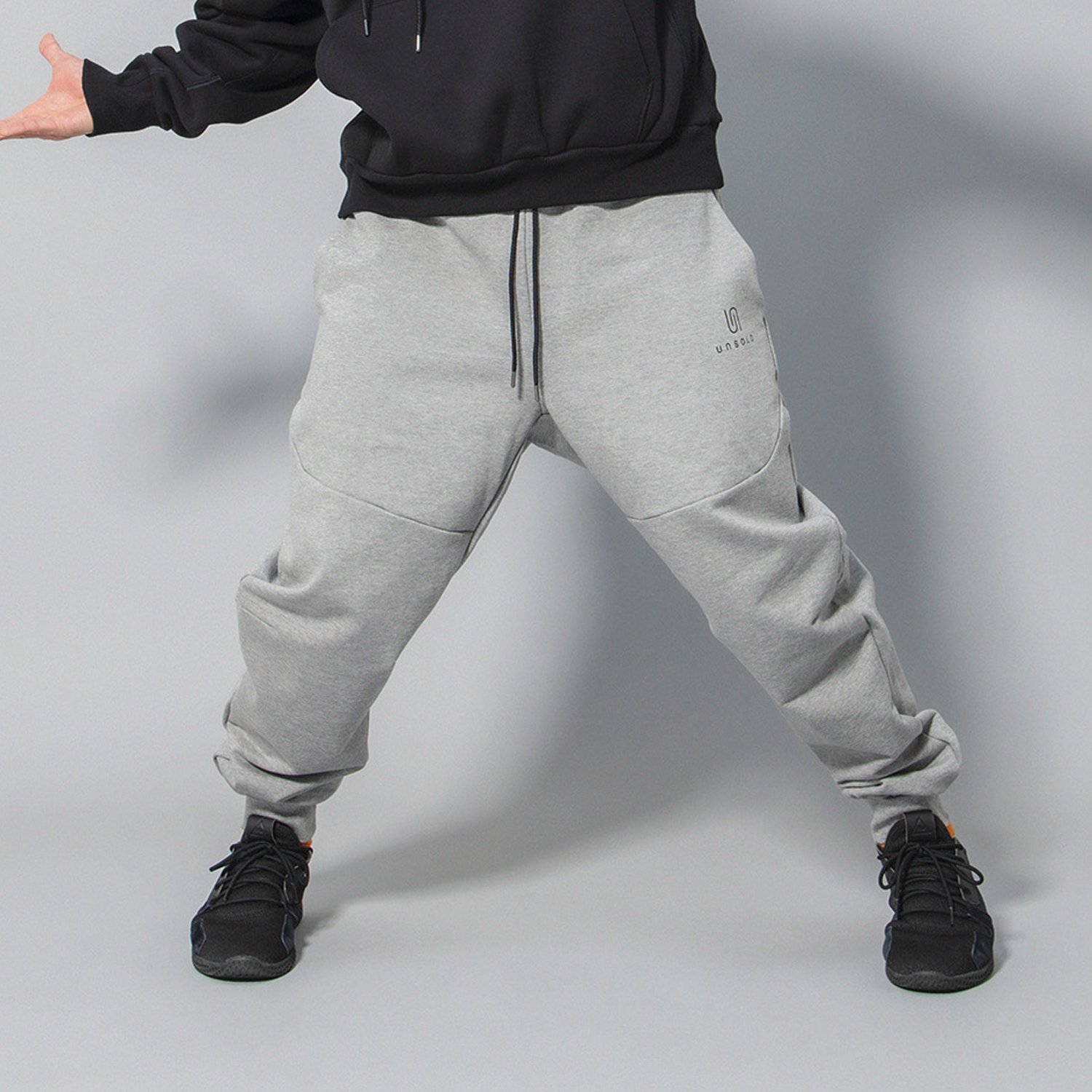 ACTIVE BASIC SWEAT PANTS（Small Logo）｜UNSOLO