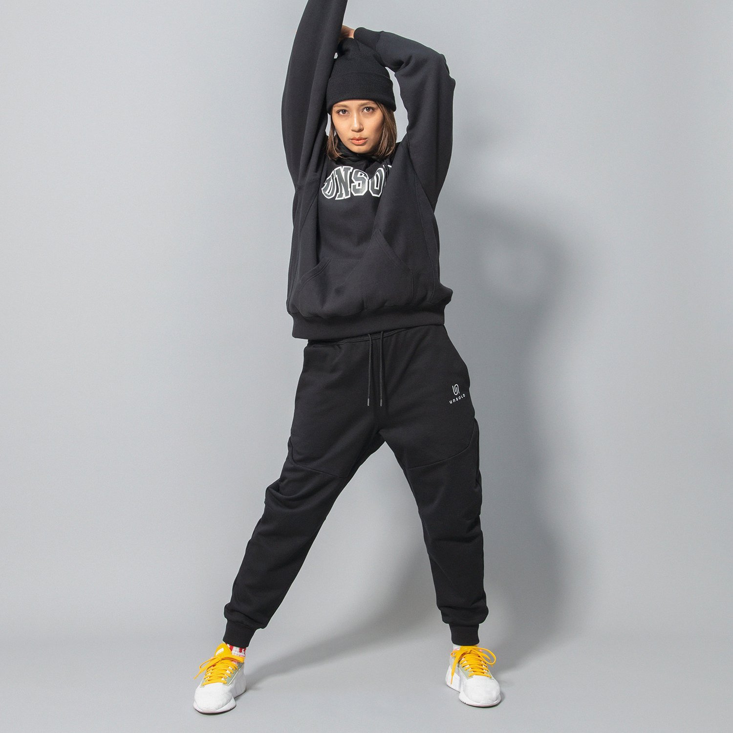 ACTIVE BASIC SWEAT PANTS（Small Logo）｜UNSOLO