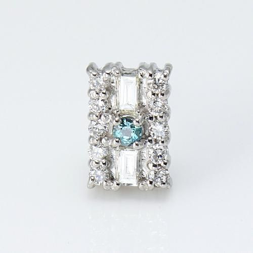 天然ダイヤモンド　ピアス Pt900 0.34ct