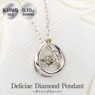 NEW<br>󥷥󥰥ڥȥͥå쥹<br>K18WG<br>0.10ct