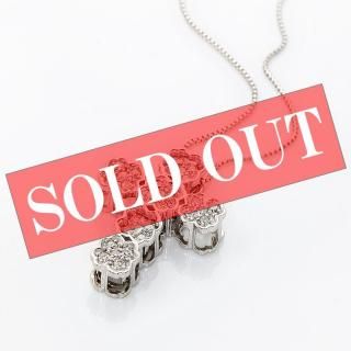 Deliciae �ǥꥷ�� <br>��������� <br>�ڥ����ȥͥå��쥹 <br>3way ������������ <br>K18WG 0.16ct