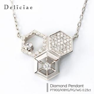 Deliciae ǥꥷ <br> <br>ڥȥͥå쥹 <br>ϥ˥  -lien- <br>0.23ct