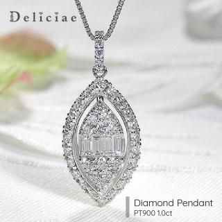 Deliciae �ǥꥷ�� <br>��������� <br>�ڥ����ȥͥå��쥹 <br>�ޡ����������� <br>PT900 1.0ct