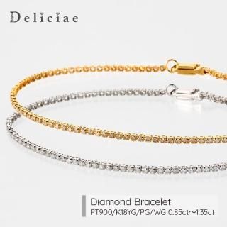 Deliciae ǥꥷ <br> <br>ƥ˥֥쥹å <br>1422cm <BR>0.85ct1.35ct