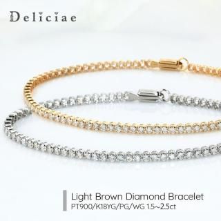 ✴︎Deliciae✴︎ 2.50ct テニス ダイヤモンド ブレスレット WG 楽天市場】Deliciae テニスブレスレット ダイヤモンド【2.50ct】K18WG