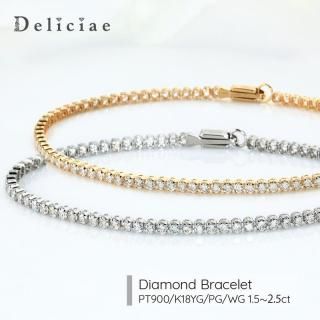 Deliciae ǥꥷ <br> <br>ƥ˥֥쥹å <br>1422cm <BR>1.5ct2.5ct