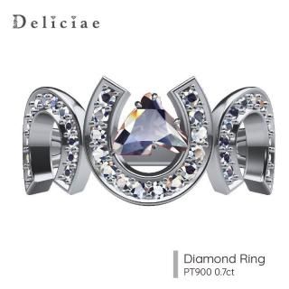 Deliciae ǥꥷ <br> <br> ǥ <BR>915 <BR>PT900 0.7ct