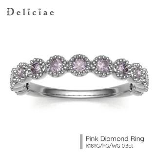 Deliciae ǥꥷ <br>ԥ󥯥 <br> ߥǤα <BR>616 <BR>k18 0.3ct