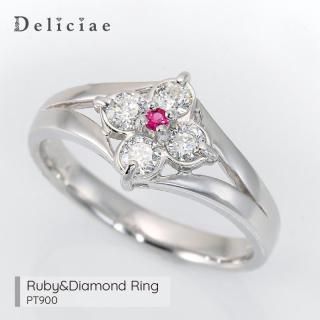 NEW Deliciae デリシェ ダイヤモンド 揺れる ピアス フラワー