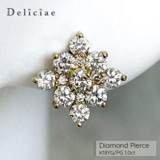 Deliciae ǥꥷ <br> <br>åɥԥ <BR>ե  <BR>K18YG/PG <BR>1.0ct
