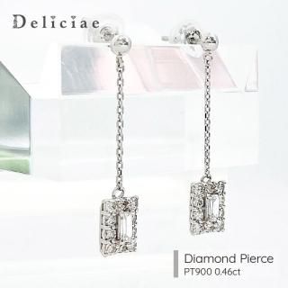 Deliciae ǥꥷ <br> <br>ɤ ԥ <BR>PT900 0.46ct
