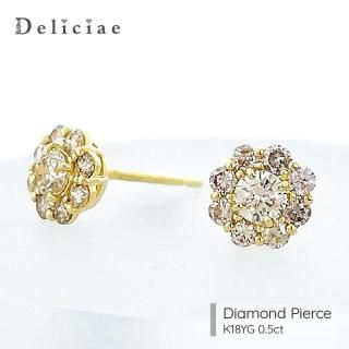 Deliciae ǥꥷ <br> <br>ե ԥ <BR>K18YG 0.5ct
