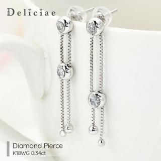 Deliciae ǥꥷ <br> <br>ɤ ԥ <br>K18WG 0.34ct